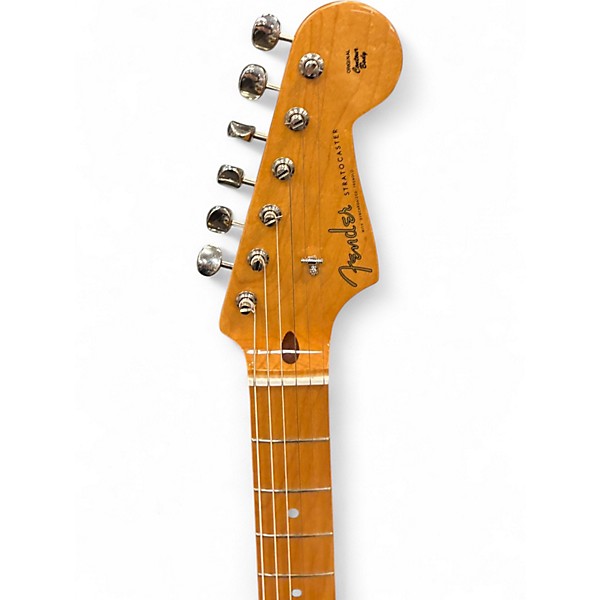 Used Fender Artist Series Buddy Guy Polka Dot Stratocaster Black Solid Body Electric Guitar