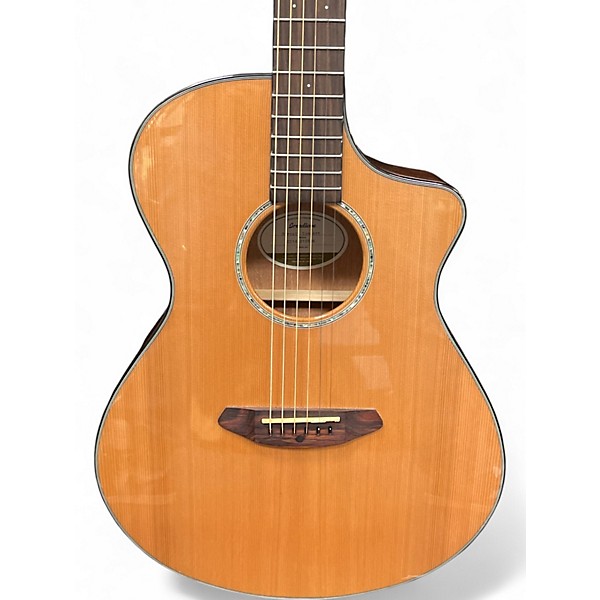 Used Breedlove Pursuit Concert Natural Acoustic Electric Guitar
