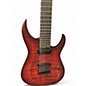 Used Schecter Guitar Research Sunset-7 Extreme Scarlet Burst Solid Body Electric Guitar