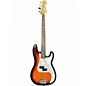 Used Fender Standard Precision Bass Sunburst Electric Bass Guitar thumbnail