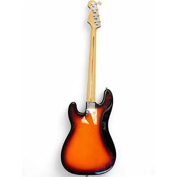 Used Fender Standard Precision Bass Sunburst Electric Bass Guitar