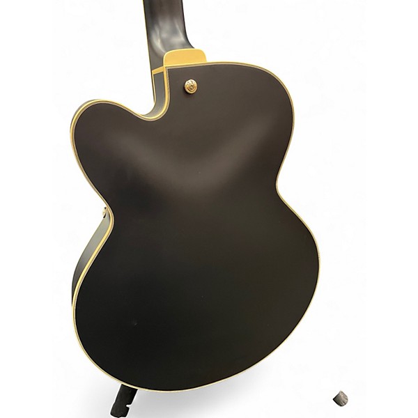 Used Ibanez AF75GBKF Satin Black Hollow Body Electric Guitar