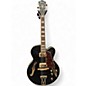 Used Ibanez AF75GBKF Satin Black Hollow Body Electric Guitar