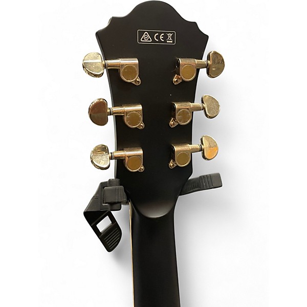 Used Ibanez AF75GBKF Satin Black Hollow Body Electric Guitar