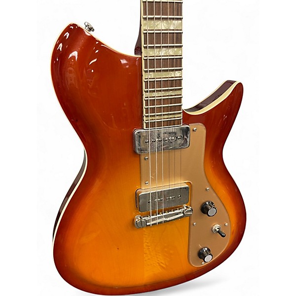 Used Rivolta Combinata Sunburst Solid Body Electric Guitar