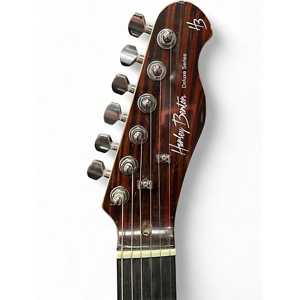 Used Harley Benton TE-70 Deluxe series Natural Solid Body Electric Guitar