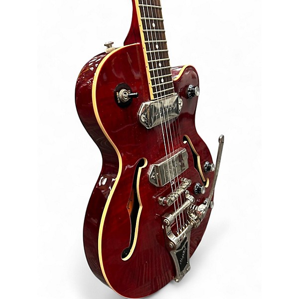 Used Epiphone Wildkat Wine Red Hollow Body Electric Guitar