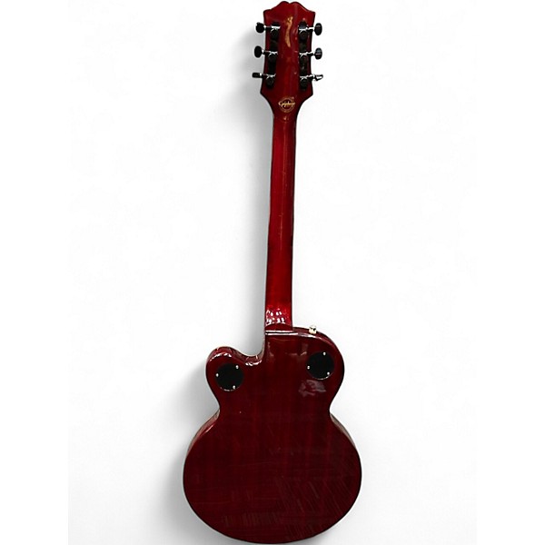 Used Epiphone Wildkat Wine Red Hollow Body Electric Guitar