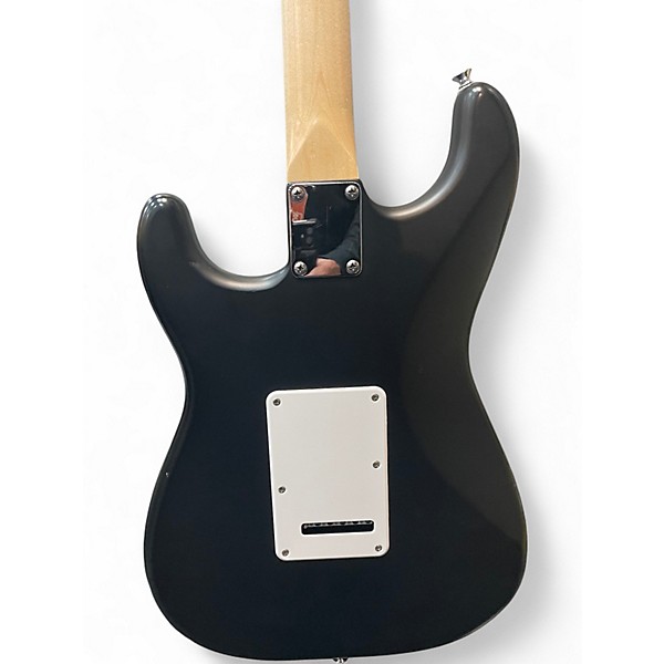 Used Squier debut stratocaster matte black Solid Body Electric Guitar