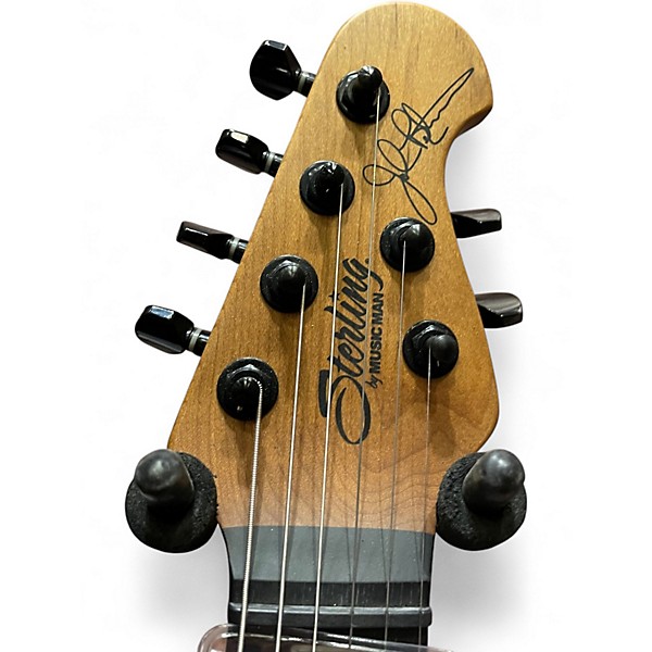 Used Sterling by Music Man JP150 DIMARZIO BLOOD ORANGE BURST Solid Body Electric Guitar