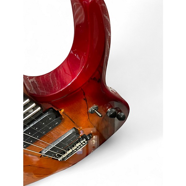 Used Sterling by Music Man JP150 DIMARZIO BLOOD ORANGE BURST Solid Body Electric Guitar