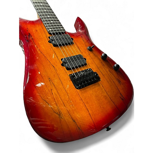 Used Sterling by Music Man JP150 DIMARZIO BLOOD ORANGE BURST Solid Body Electric Guitar