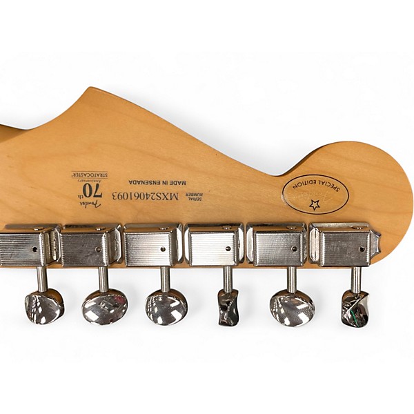 Used Fender 70TH ANNIVERSARY STRATOCASTER Ocean Turquoise Solid Body Electric Guitar