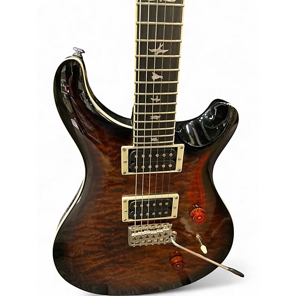 Used PRS SE Custom 24 Quilted Top Solid Body Electric Guitar