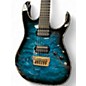 Used 2014 Ibanez RGIX20FEQM Blue Solid Body Electric Guitar thumbnail