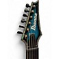 Used 2014 Ibanez RGIX20FEQM Blue Solid Body Electric Guitar