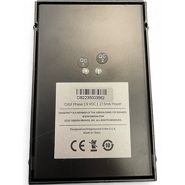 Used Maestro ORBIT PHASER Effect Pedal