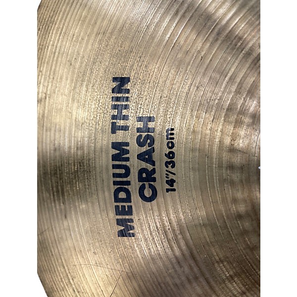 Used Zildjian 14in A Series Medium Thin Crash Cymbal