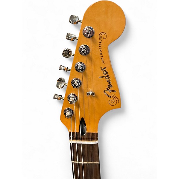 Used Fender Modern Player Jazzmaster Metallic Green Solid Body Electric Guitar