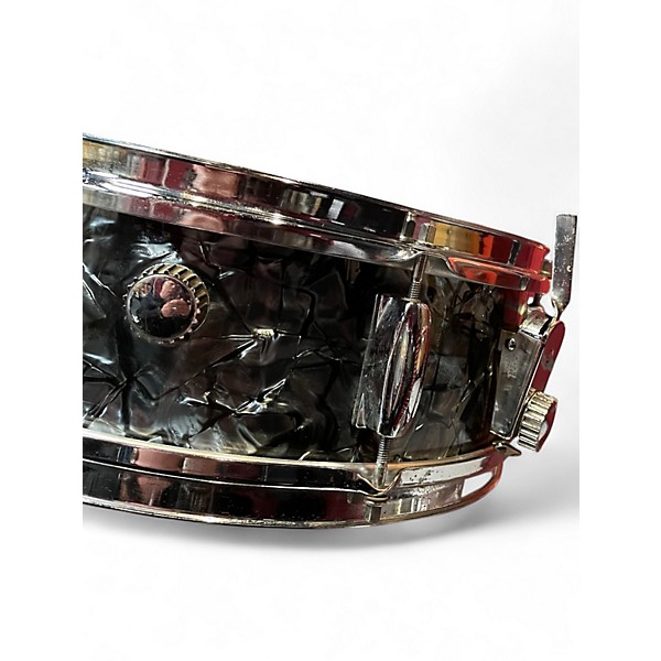 Used 1970s Pearl 14in President Series Silver Oyster Pearl Drum