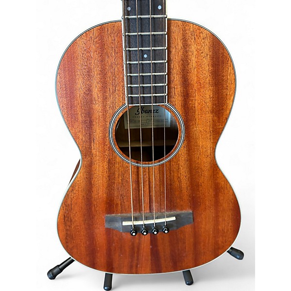 Used Ibanez PNB14E Natural Acoustic Bass Guitar