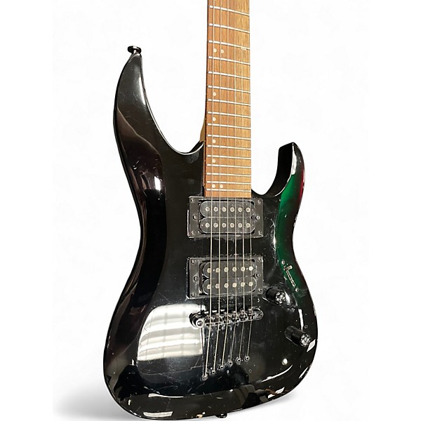 Used Mitchell MM100 Mini Black Solid Body Electric Guitar