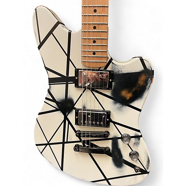 Used Moniker Zuma EVH Stripe Solid Body Electric Guitar