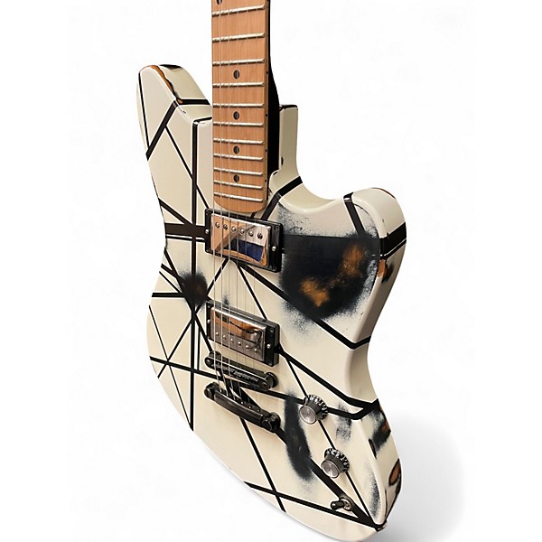 Used Moniker Zuma EVH Stripe Solid Body Electric Guitar