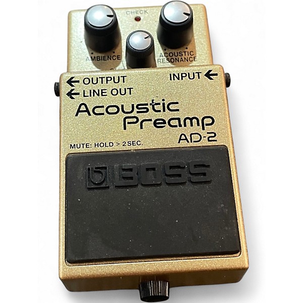 Used BOSS AD2 Acoustic Preamp Guitar Preamp
