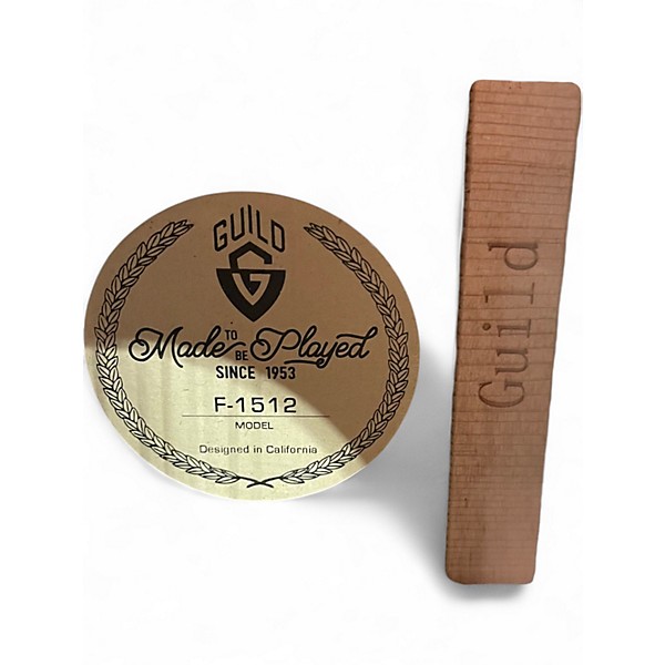 Used Guild Gad Series F-1512 Natural 12 String Acoustic Guitar