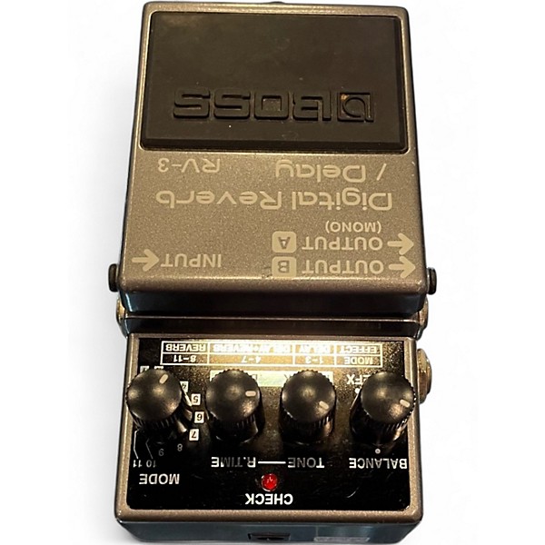 Used BOSS RV3 Digital Reverb Delay Effect Pedal