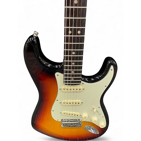 Used 2021 Fender American Ultra Stratocaster ULTRABURST Solid Body Electric Guitar