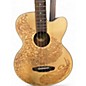 Used Luna Henna Paradise Bass Natural Acoustic Bass Guitar thumbnail