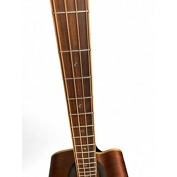 Used Luna Henna Paradise Bass Natural Acoustic Bass Guitar