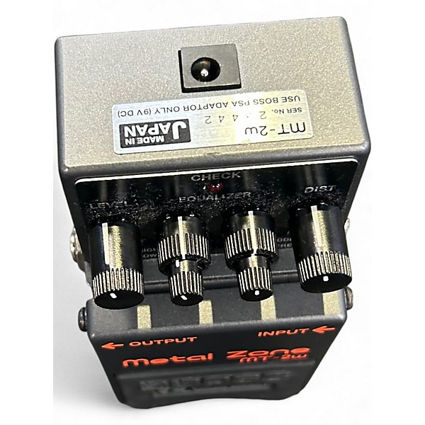 Used BOSS MT2W Metal Zone Waza Craft Effect Pedal