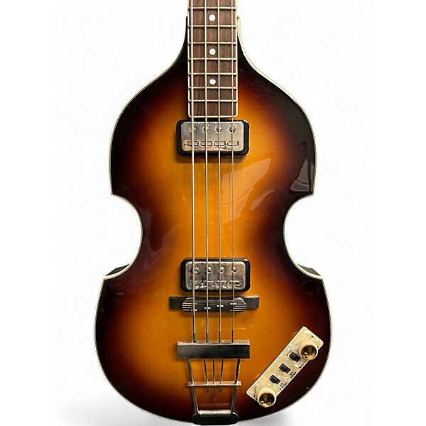 Used Hofner 500/1 Violin 2 Color Sunburst Electric Bass Guitar