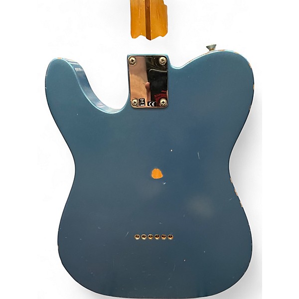 Used Fender Vintera 50s Telecaster Road Worn Electron Blue Metallic Solid Body Electric Guitar
