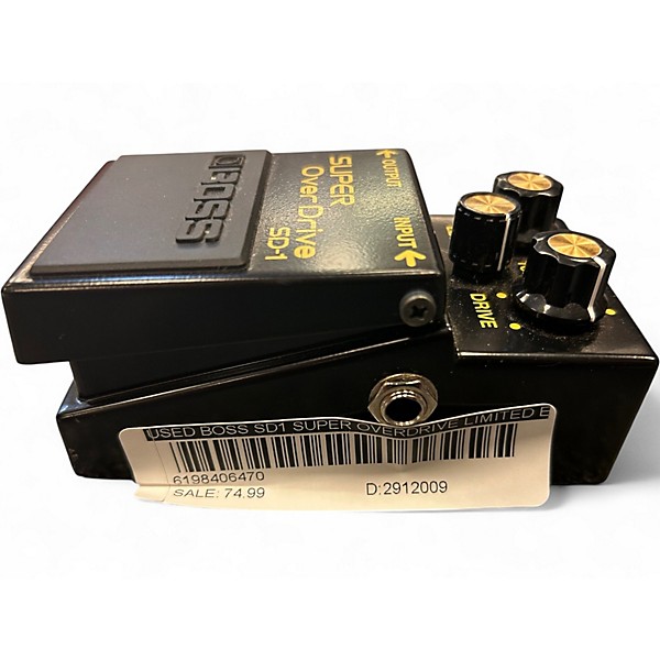 Used BOSS SD1 SUPER OVERDRIVE LIMITED EDITION Effect Pedal