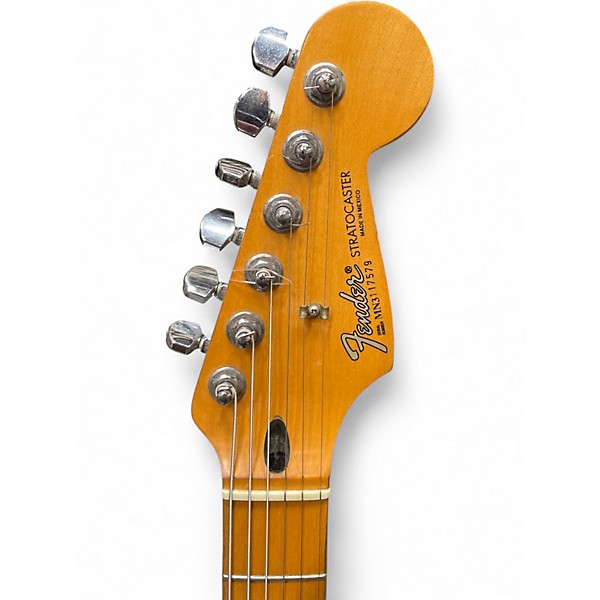 Used Fender Player Stratocaster Black Solid Body Electric Guitar