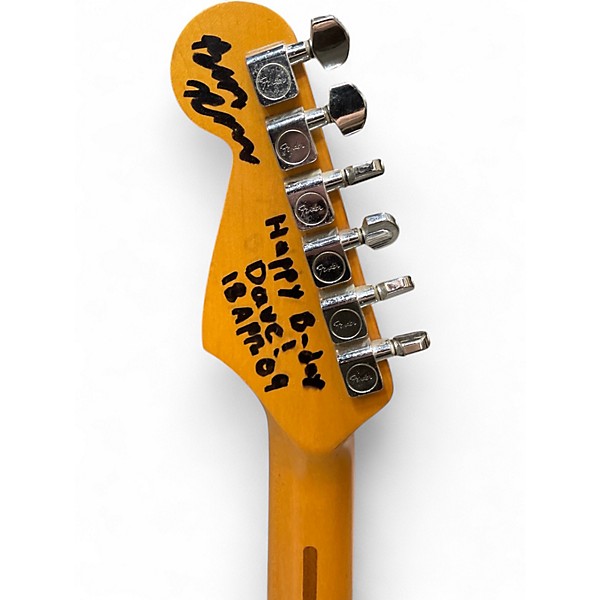 Used Fender Player Stratocaster Black Solid Body Electric Guitar