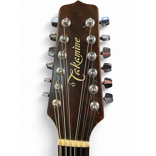 Vintage 1984 Takamine EF389 Walnut 12 String Acoustic Electric Guitar