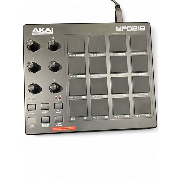 Used Akai Professional MPD218 MIDI Controller