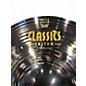 Used MEINL 15in CLASSICS CUSTOM DARK HI HAT BOTTOM Cymbal