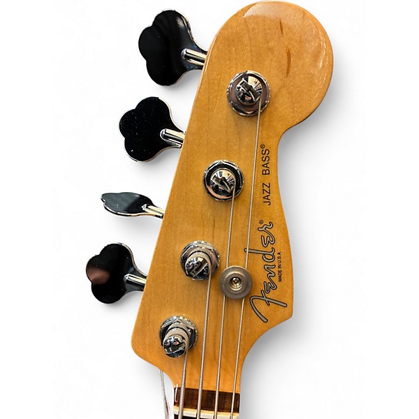 Used Fender American Standard Jazz Bass 2 Color Sunburst Electric Bass Guitar