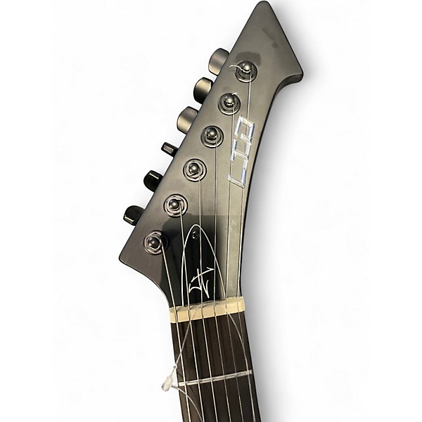 Used ESP LTD James Hetfield Snakebyte Black Solid Body Electric Guitar