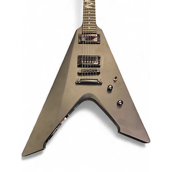 Used ESP LTD HETFIELD VULTURE Black Solid Body Electric Guitar