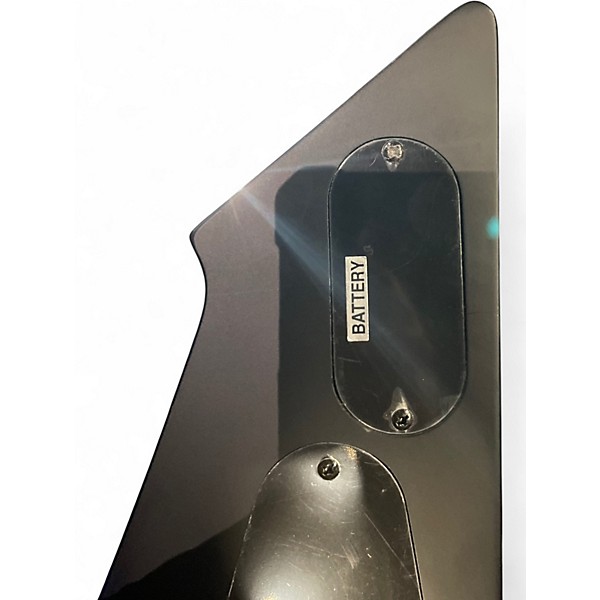 Used ESP LTD HETFIELD VULTURE Black Solid Body Electric Guitar