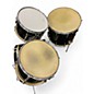 Used 1960 Premier 4 Piece 1960 4-piece Drum Set Black Drum Kit