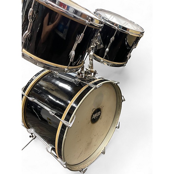 Used 1960 Premier 4 Piece 1960 4-piece Drum Set Black Drum Kit