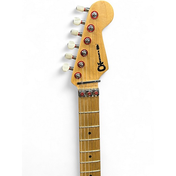 Used Charvel Pro Mod San Dimas HH HT WHITE Solid Body Electric Guitar